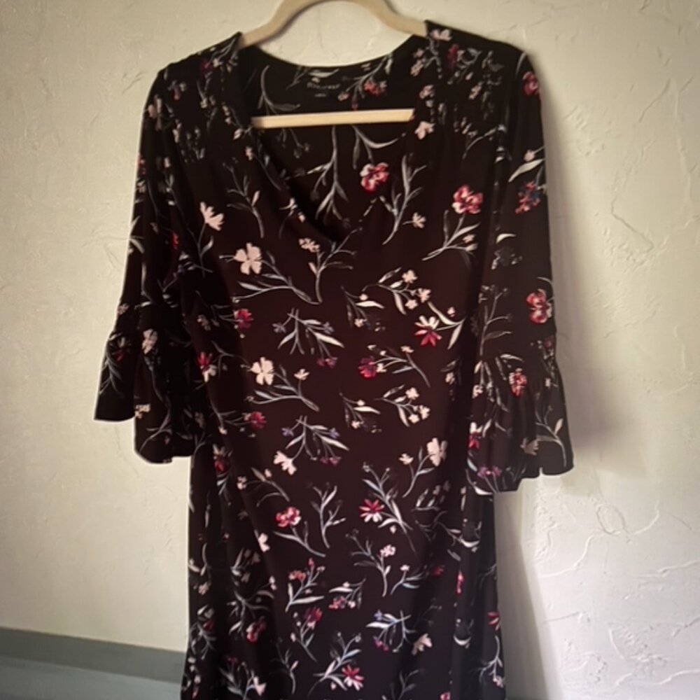 Roz N Ali Summer Floral Dress Size L